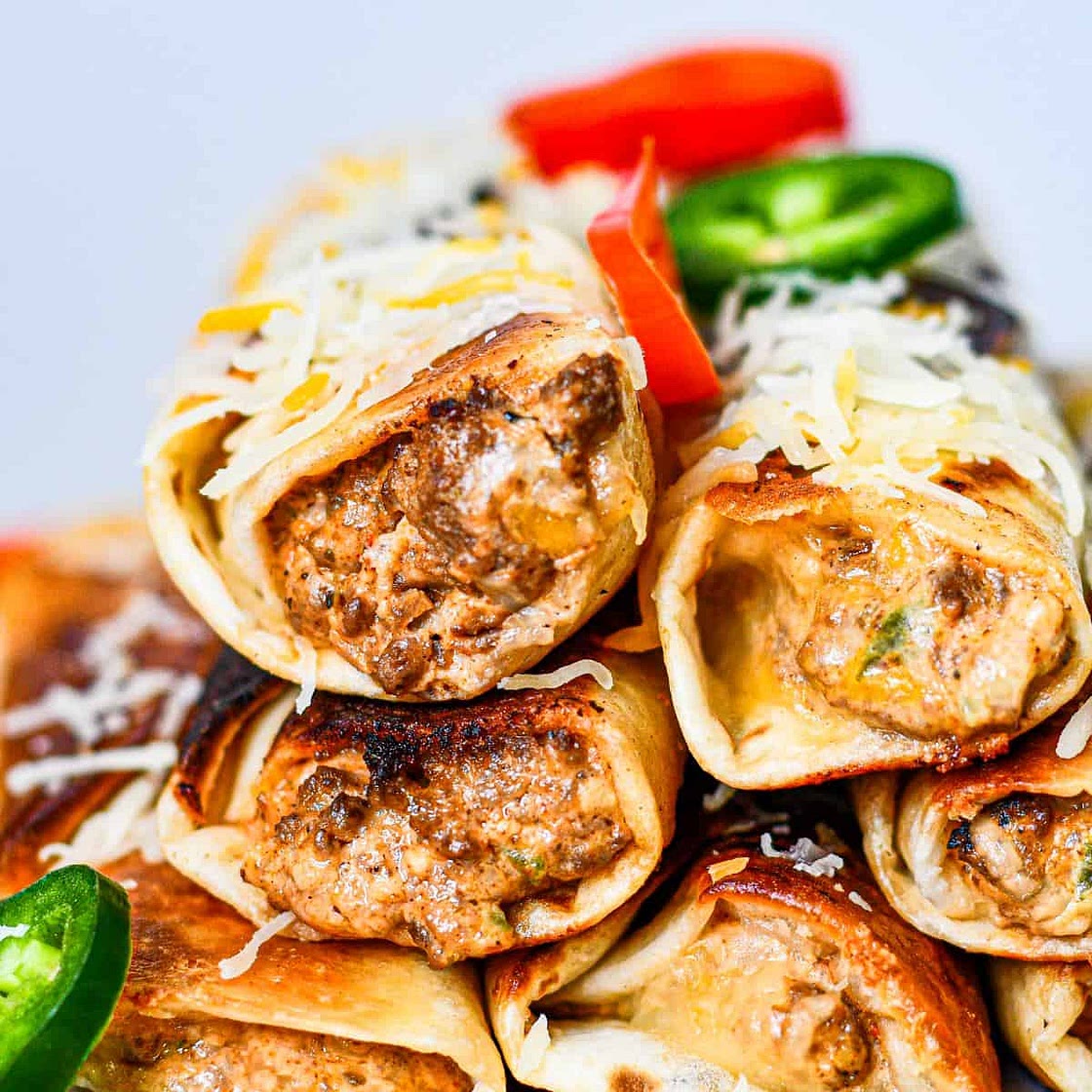 The Best Jalapeno Popper Flautas Mexicanas