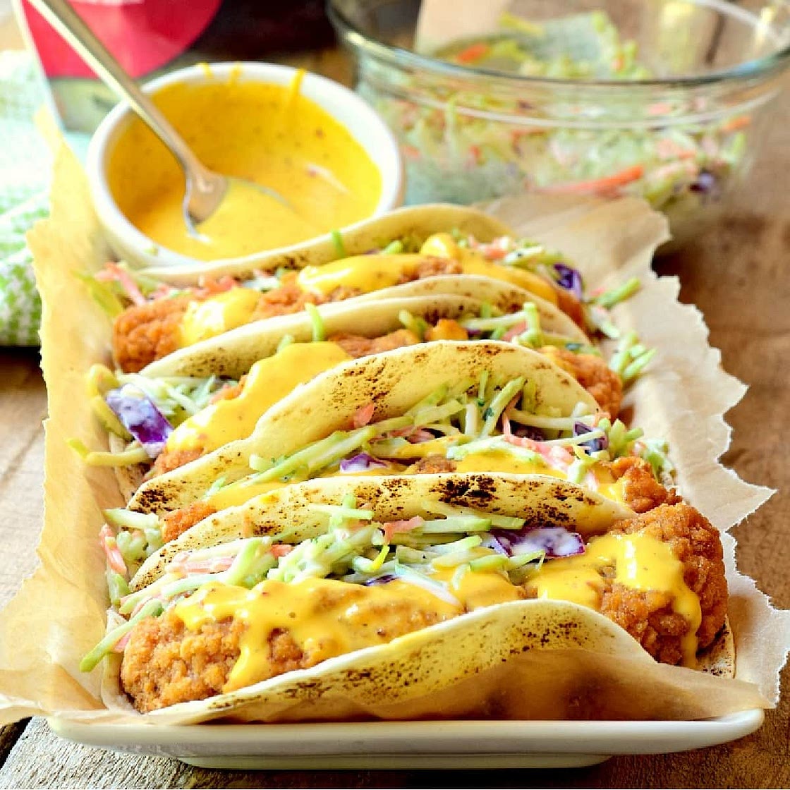 Honey Mustard Chicken Tacos