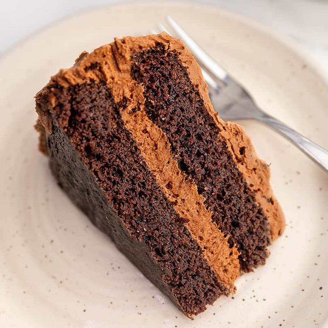 Keto Chocolate Cake with Milk Chocolate Buttercream