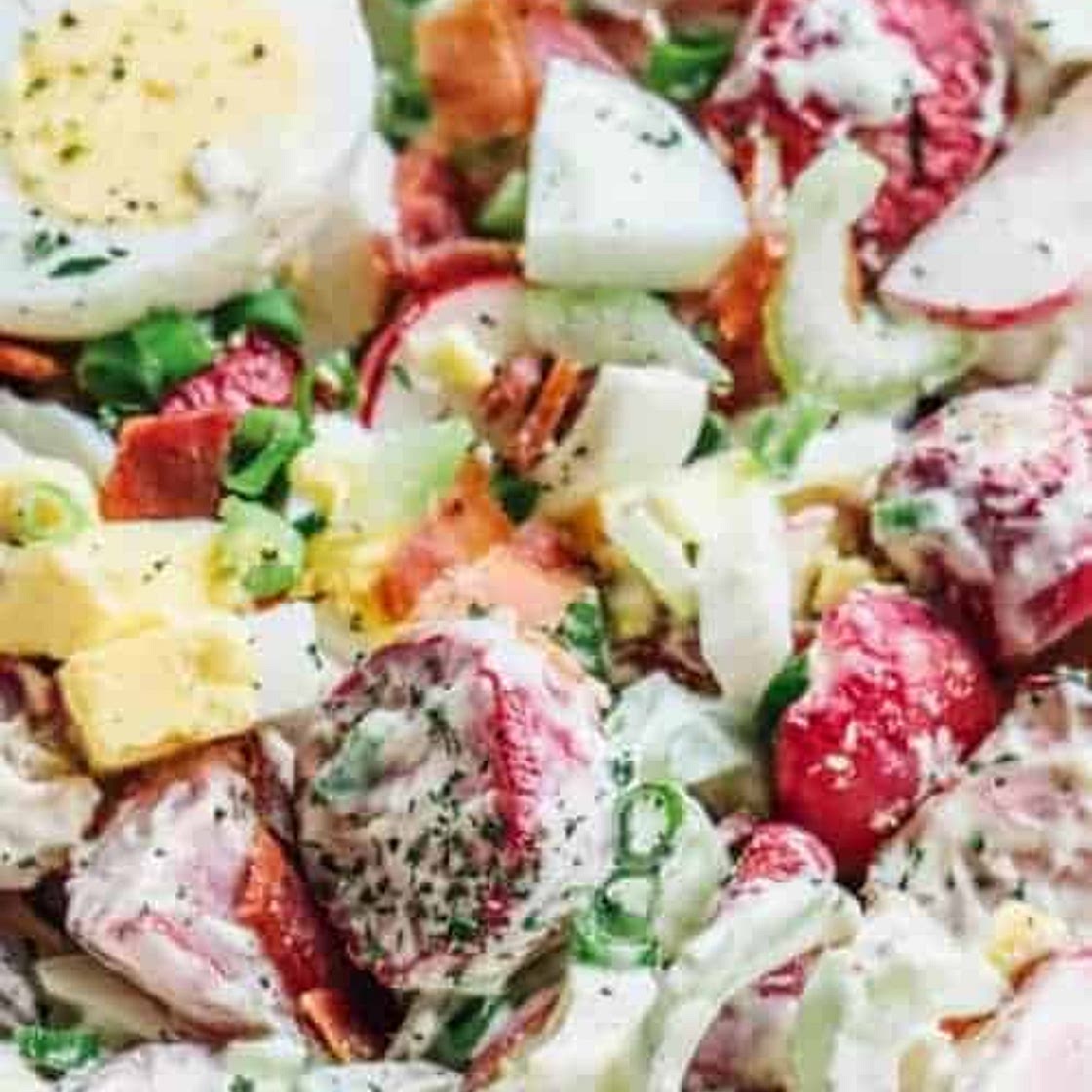 Radish Salad (Mock Potato Salad)