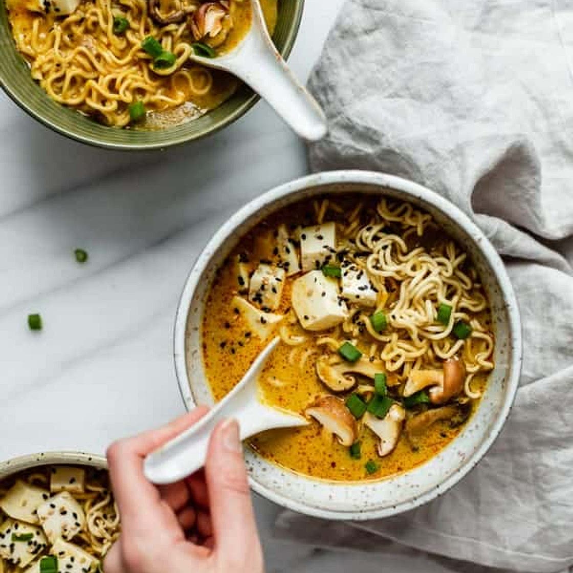 Spicy Coconut Curry Ramen