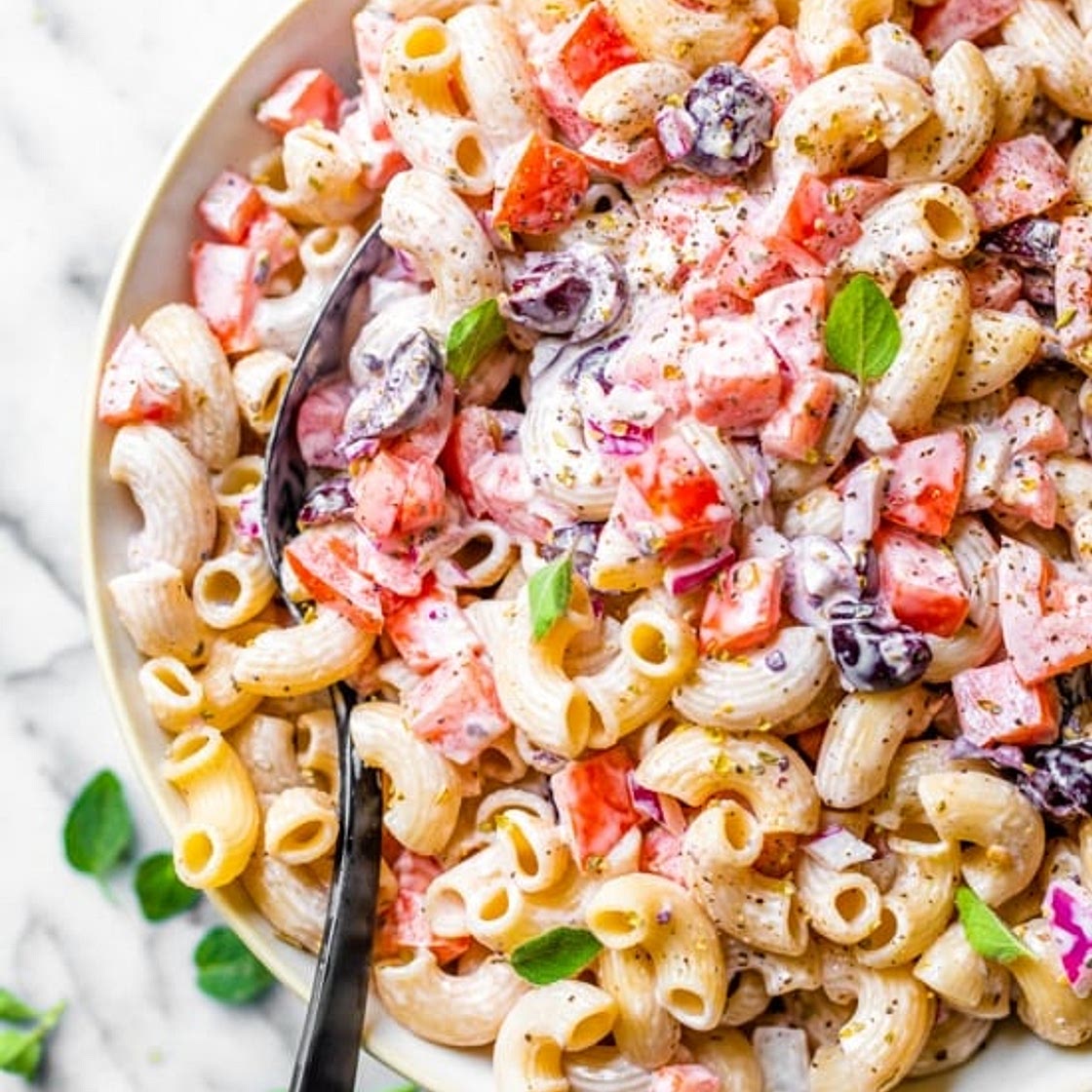 Macaroni Salad with Tomatoes