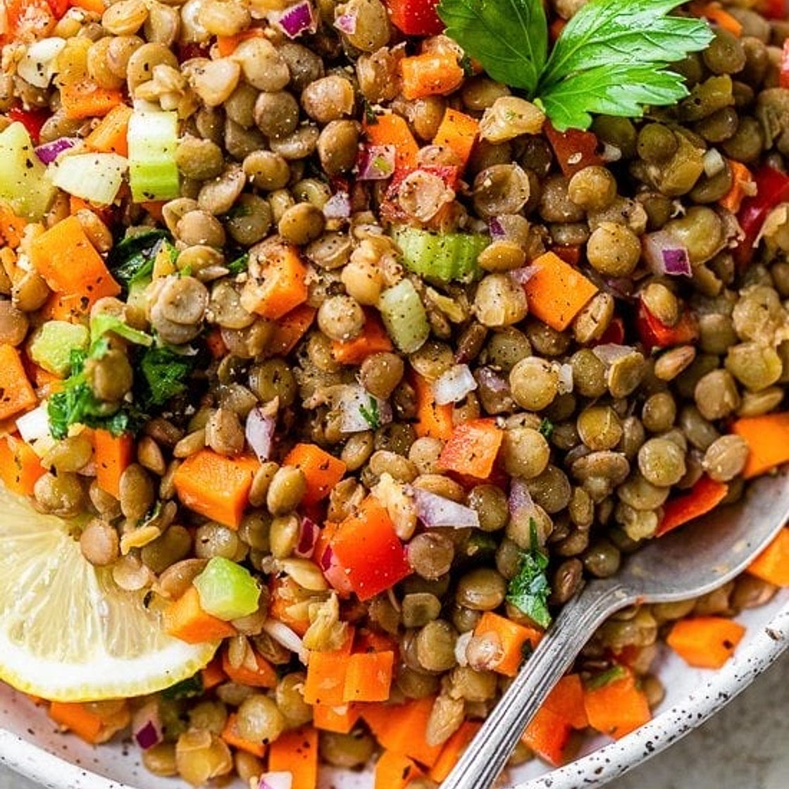 Lentil salad