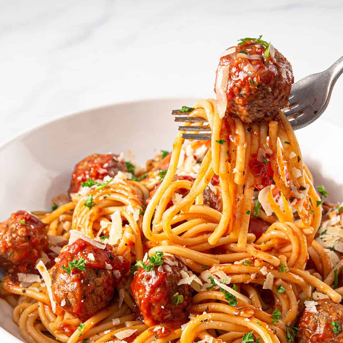 Instant Pot Spaghetti and Meatballs