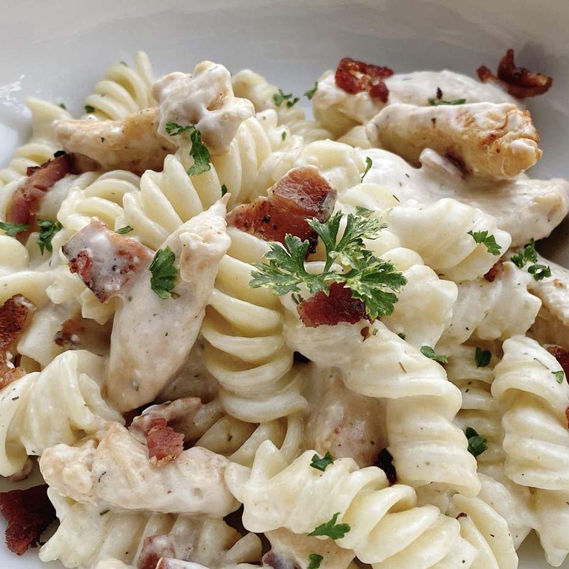Chicken Bacon Ranch Pasta