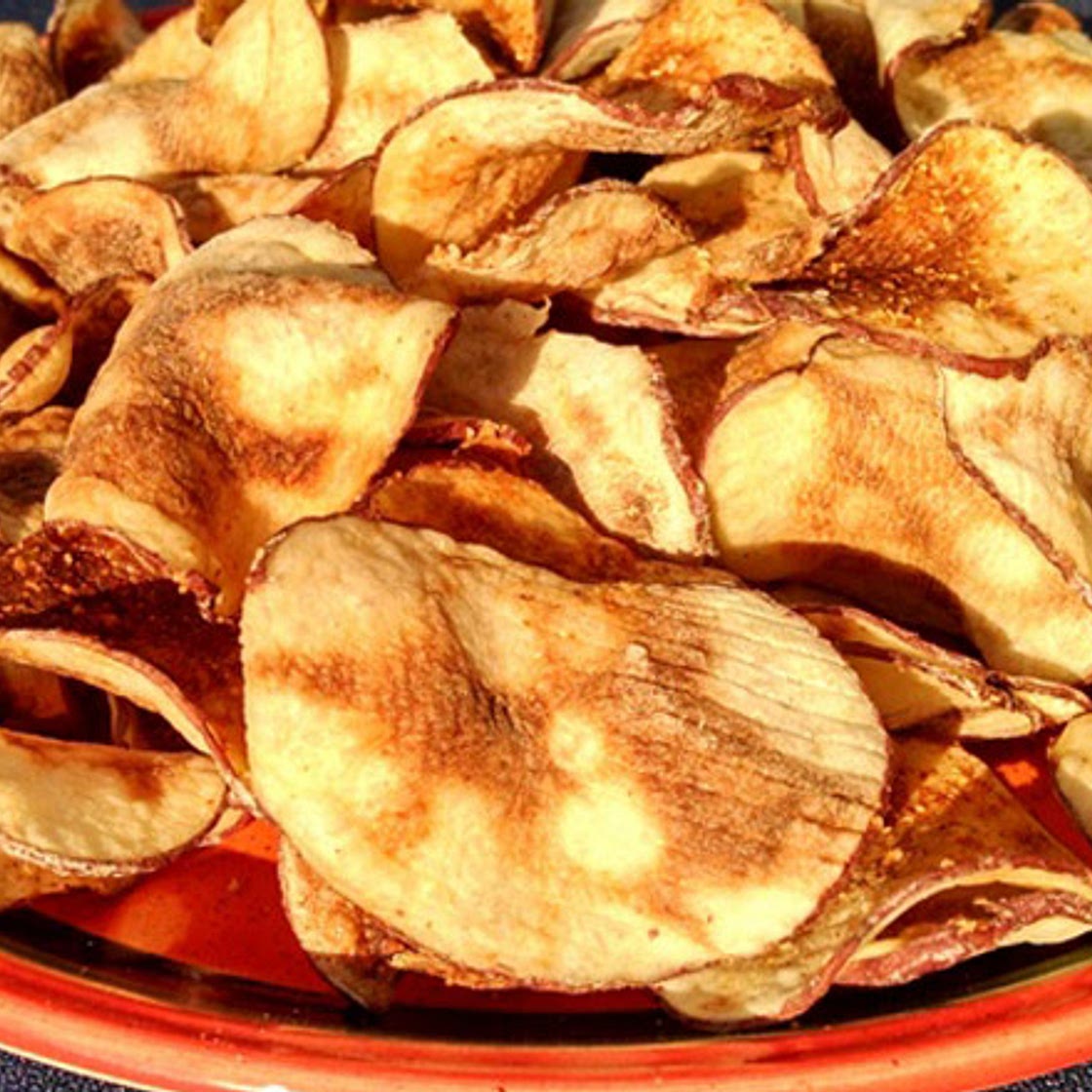 Low-Fat Microwave Potato Chips