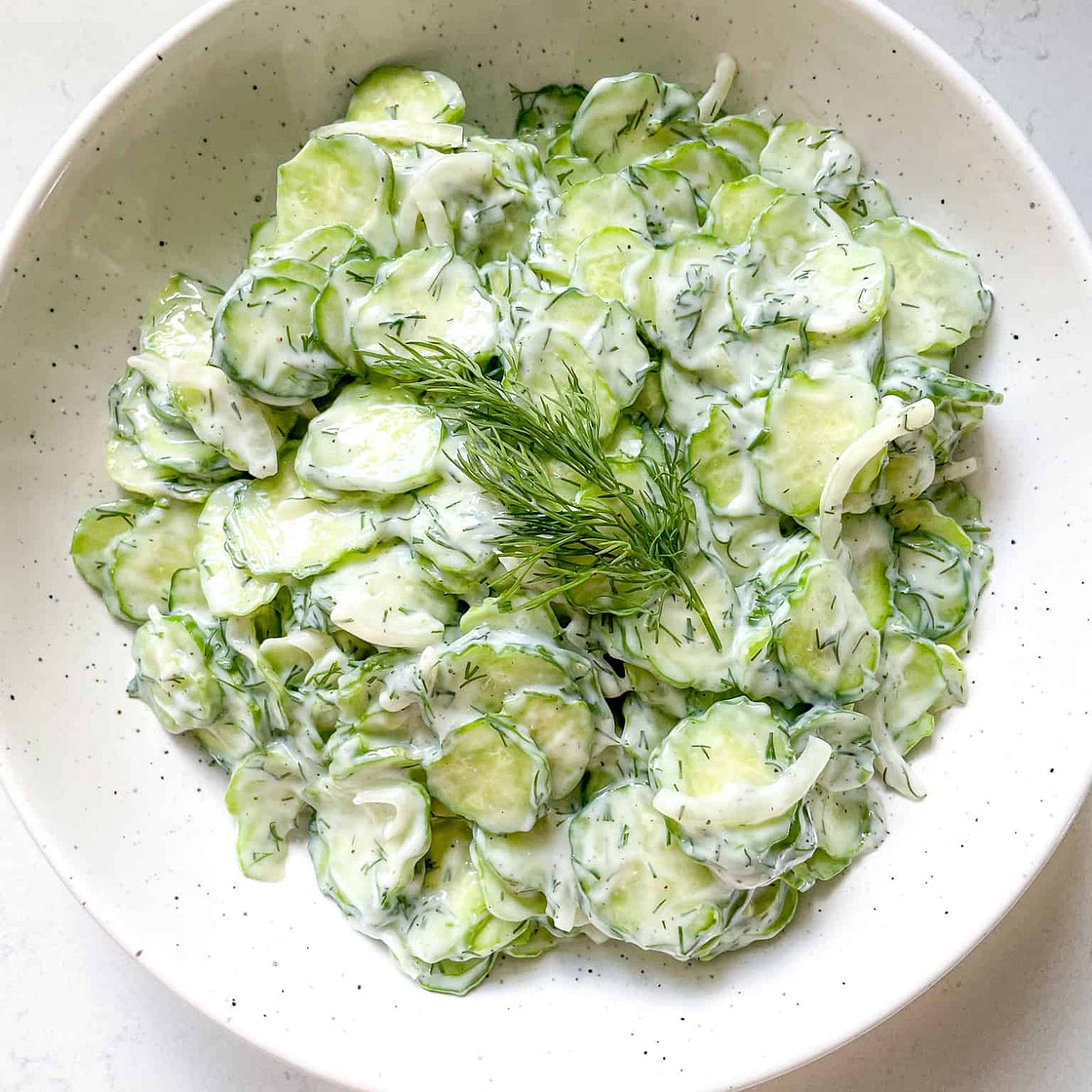 Creamy Cucumber Salad (Mizeria) Recipe