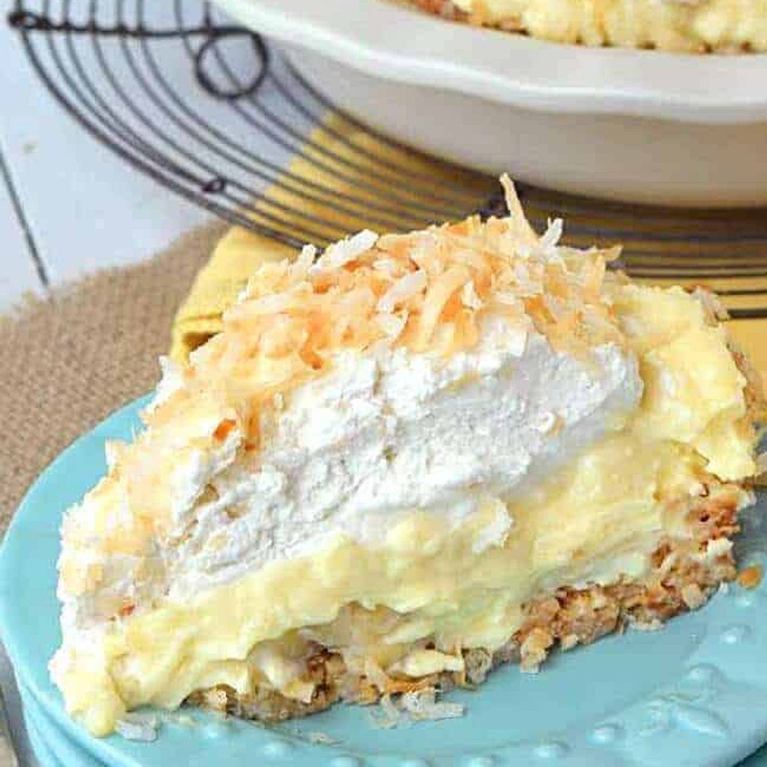 Coconut Banana Cream Pie