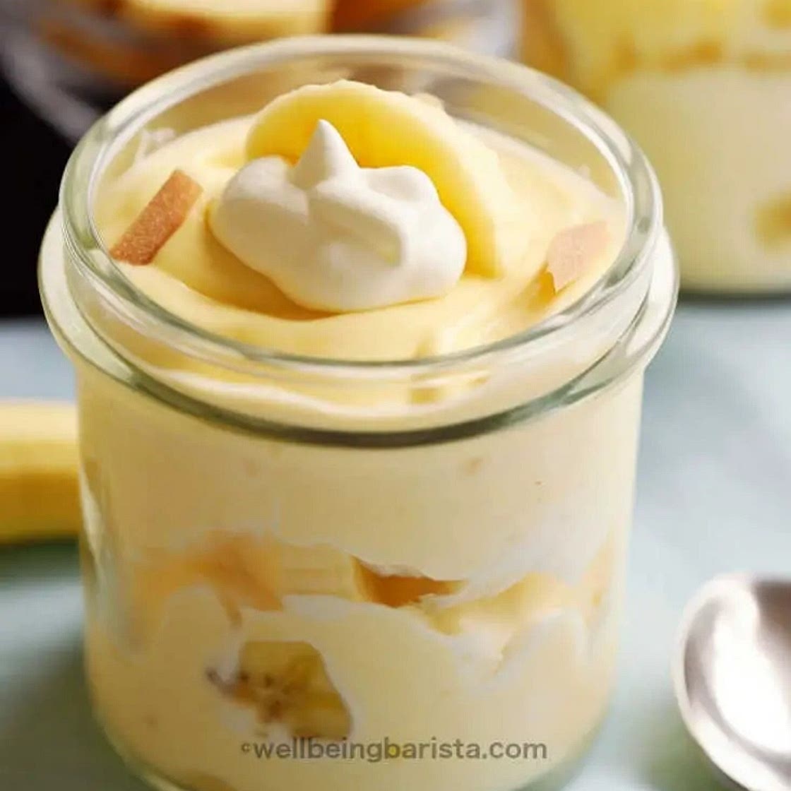Healthy Banana Pudding with Greek Yogurt
