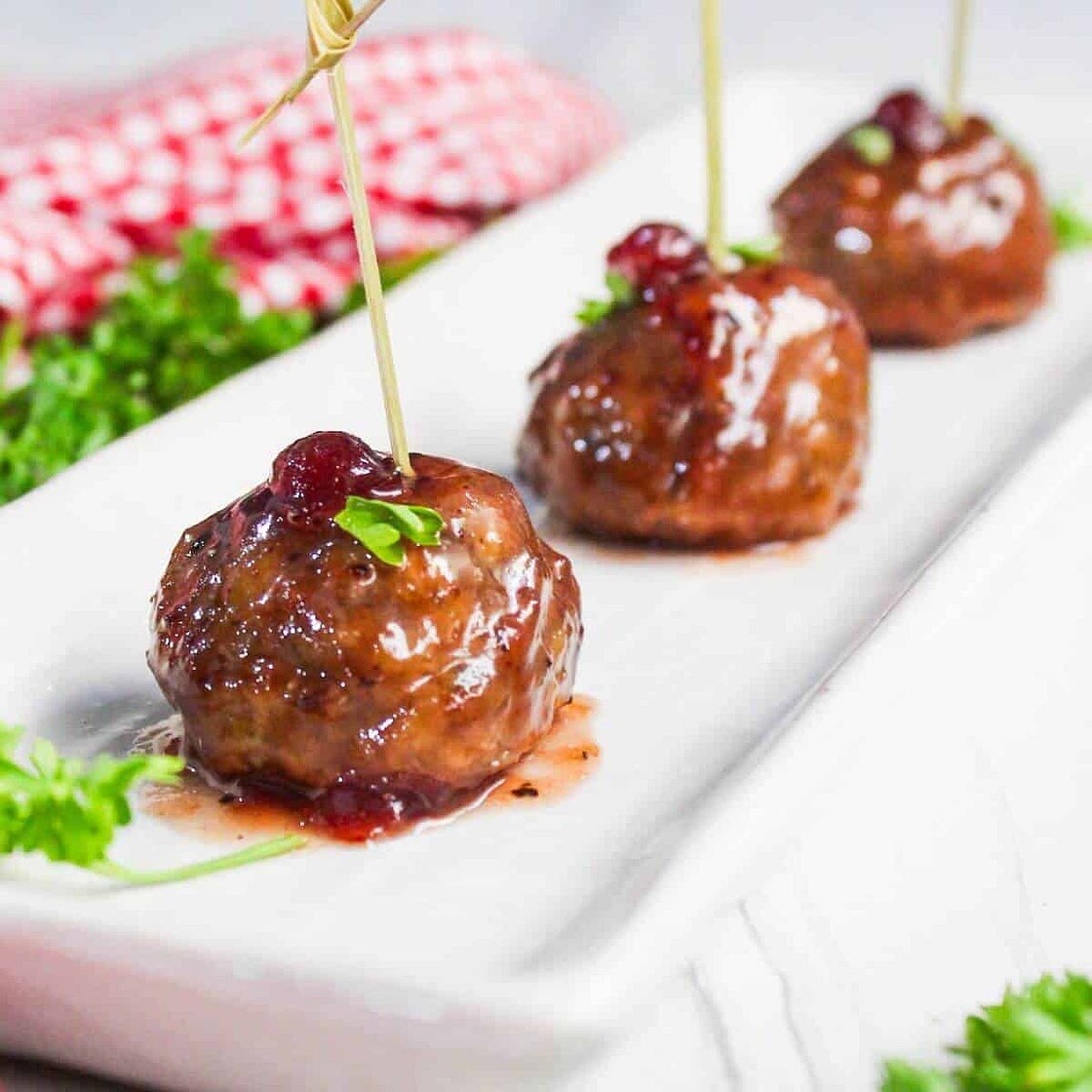 Sweet and Sour Turkey Meatballs