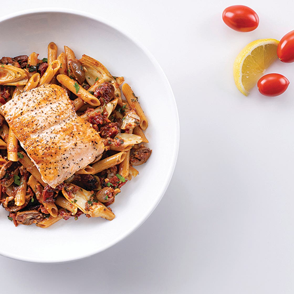 1 8-ounce can no salt added diced tomatoes