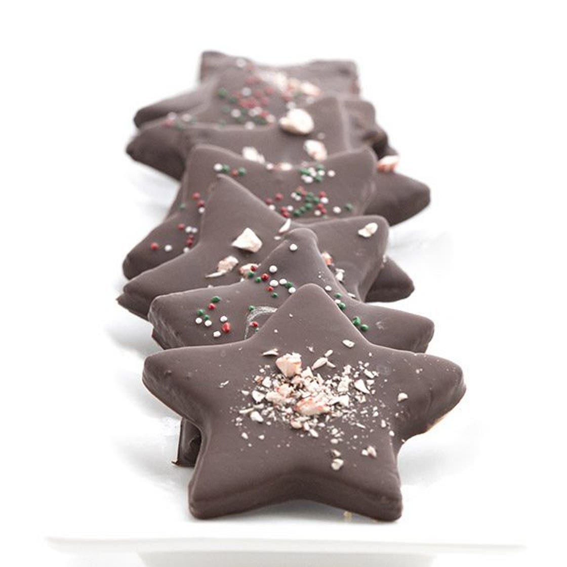 Chocolate Peppermint Stars