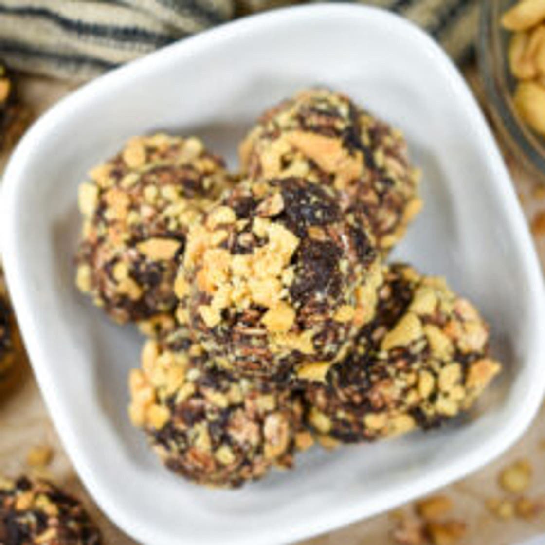 Chocolate Peanut Butter Oatmeal Balls