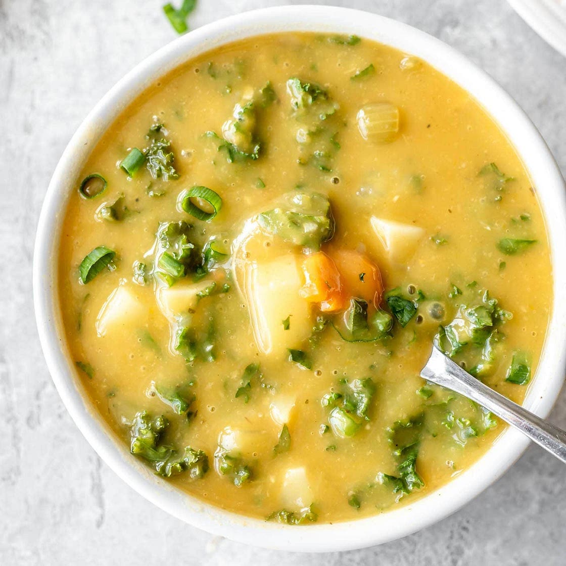 Instant Pot Kale Potato Soup