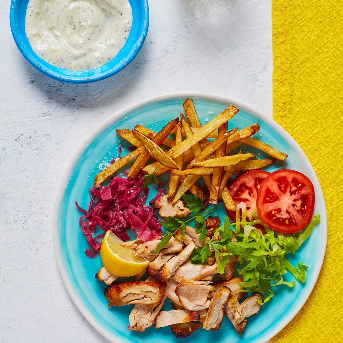 Chicken Gyros Kebabs | Slimming & Weight Watchers Friendly