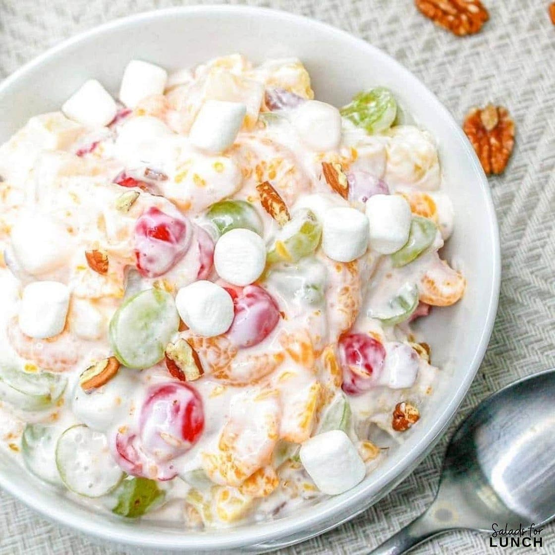 Ambrosia Salad without Coconut Recipe