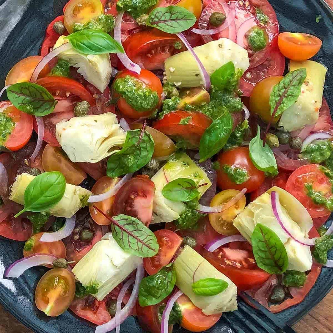 Tomato Artichoke Salad
