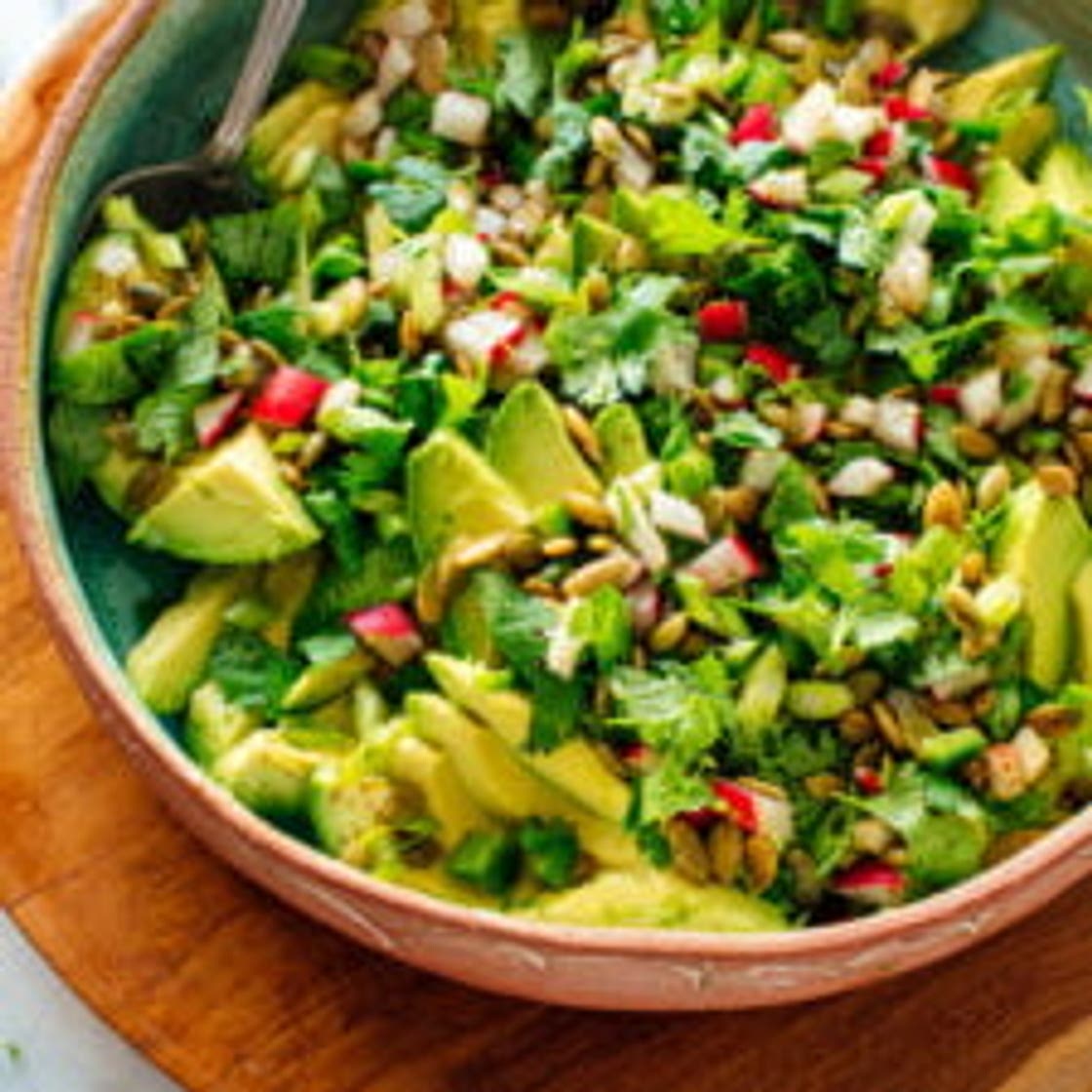 Fresh Herbed Avocado Salad
