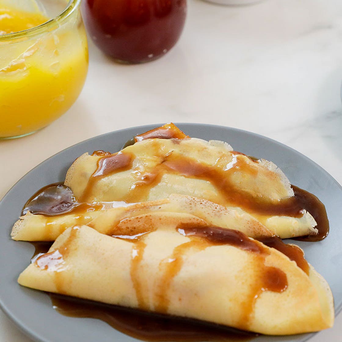 Bananas Foster Crepes