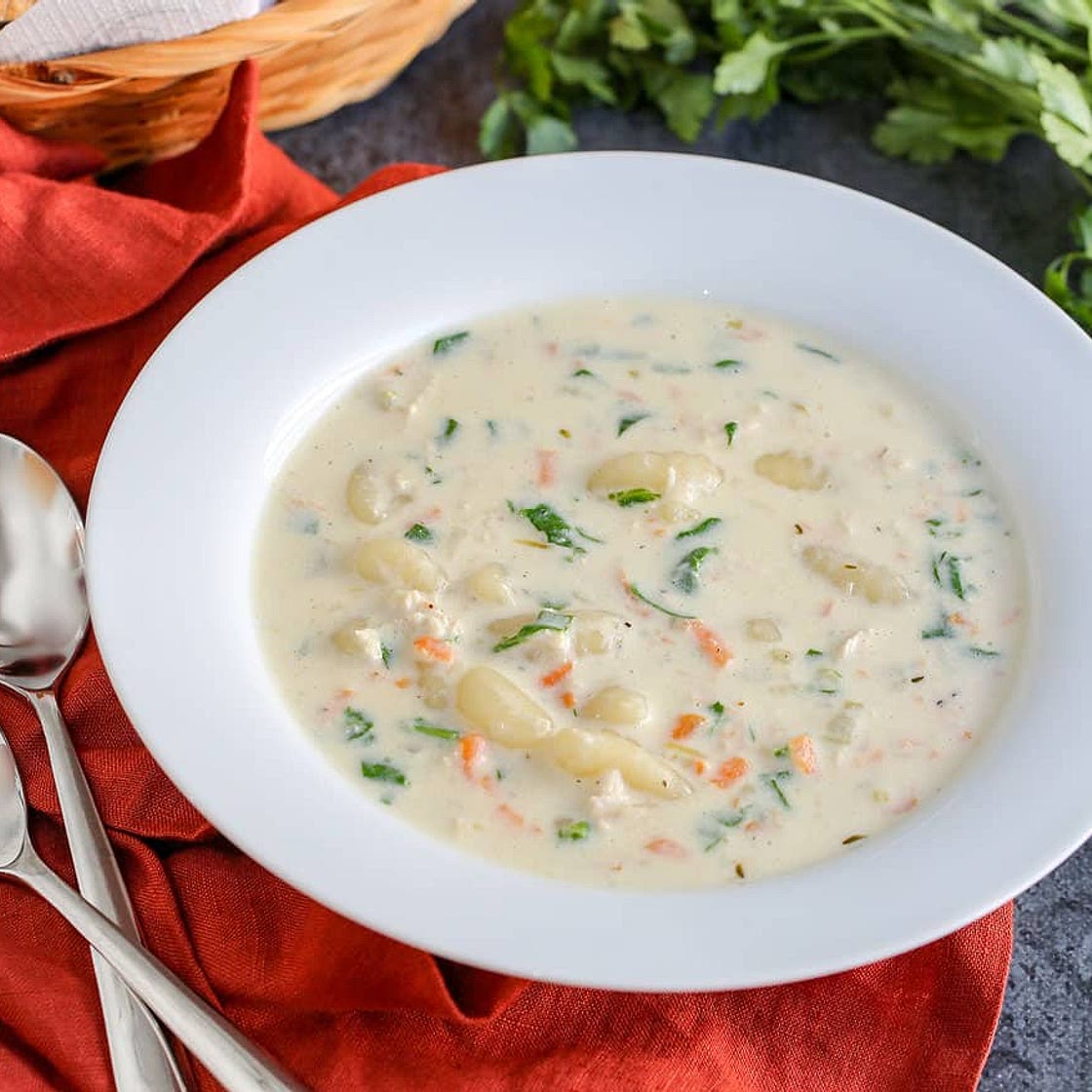 Instant Pot Chicken Gnocchi Soup