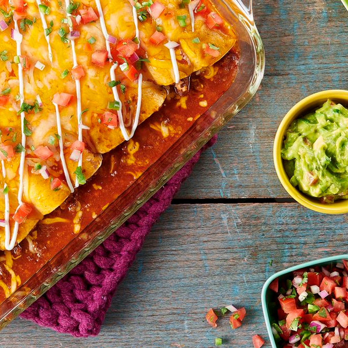 Easy Oven-Baked Beef Enchiladas