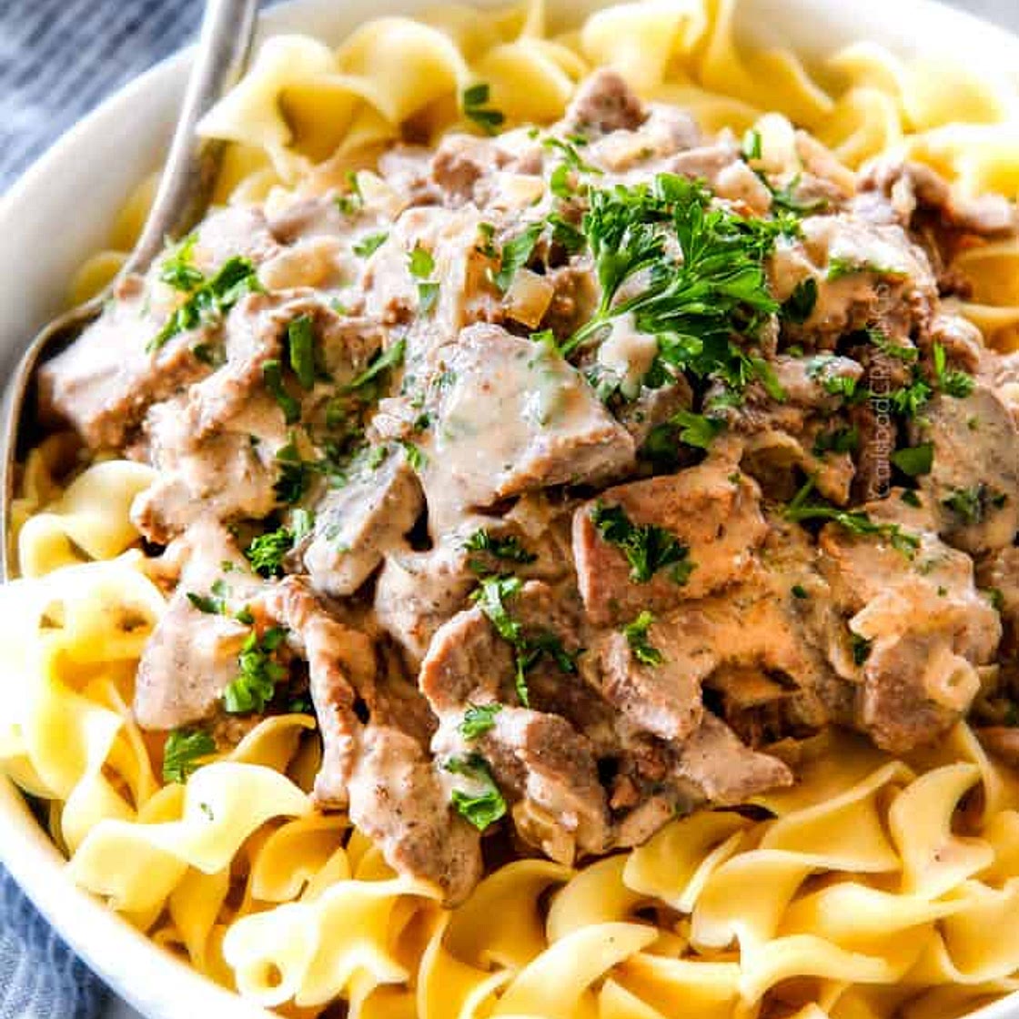 Crock Pot Beef Stroganoff