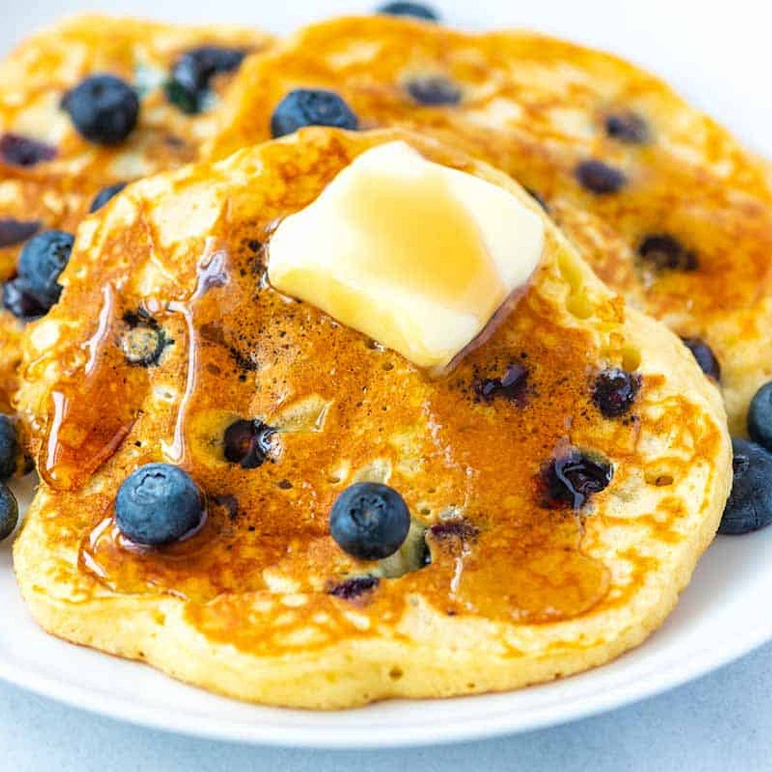 Our Favorite Blueberry Pancakes