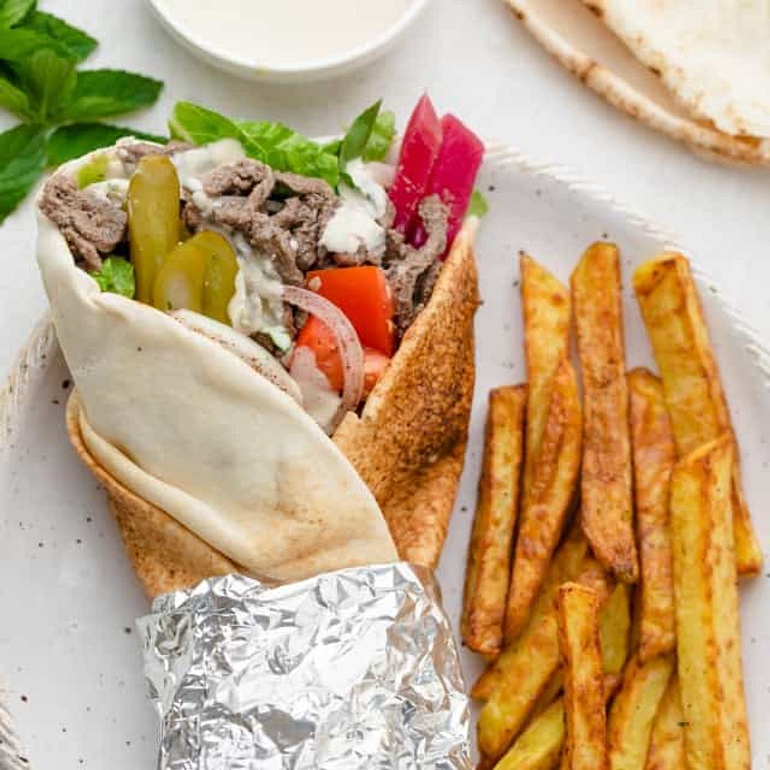 Beef Shawarma Wrap