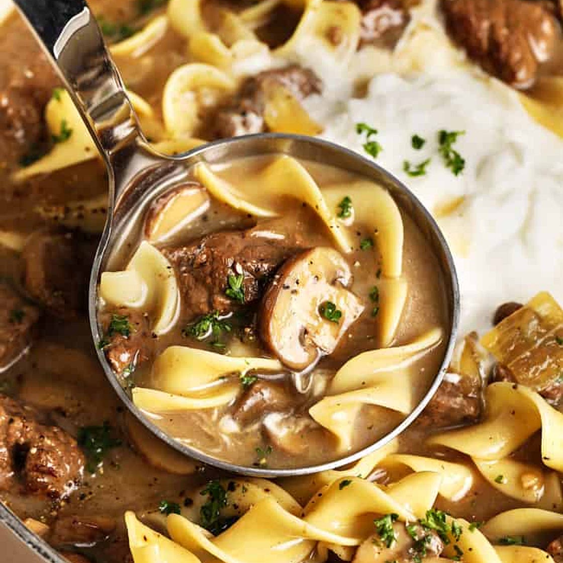 Beef Stroganoff Soup