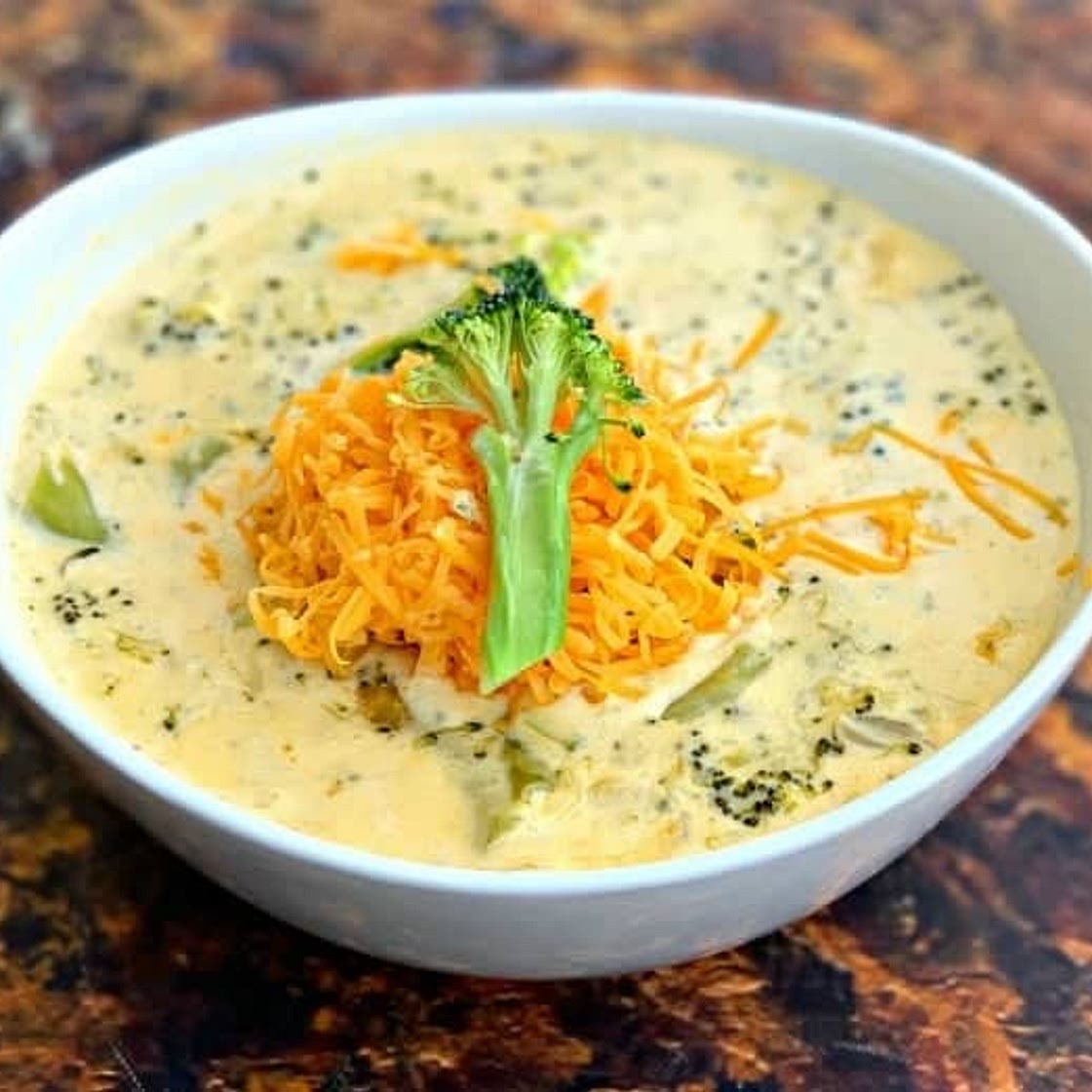 Instant Pot Panera Broccoli Cheddar Cheese Soup