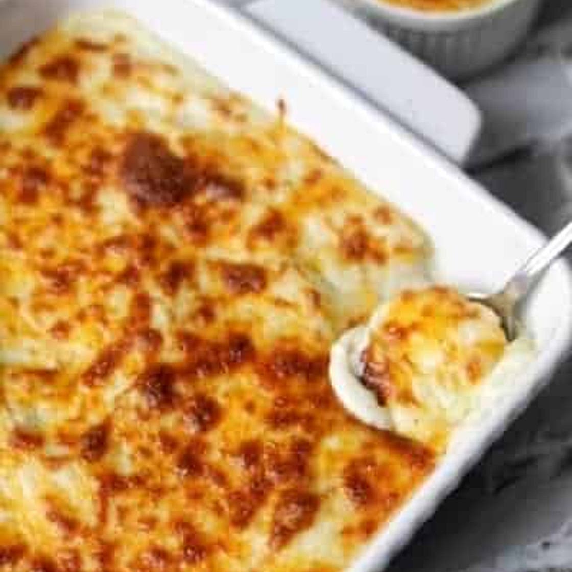 Mashed potatoes with Boursin cheese