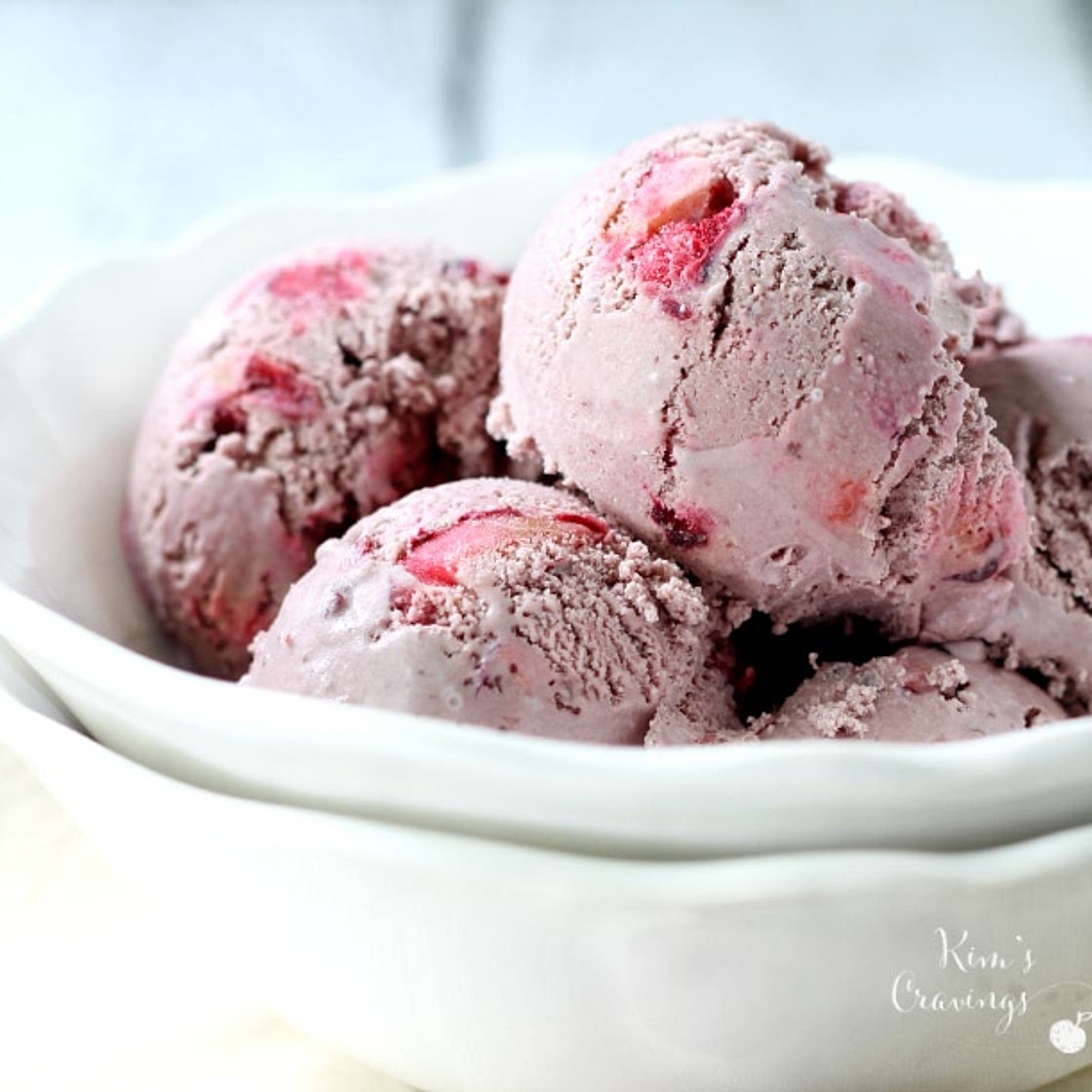 Cherry Vanilla Ice Cream