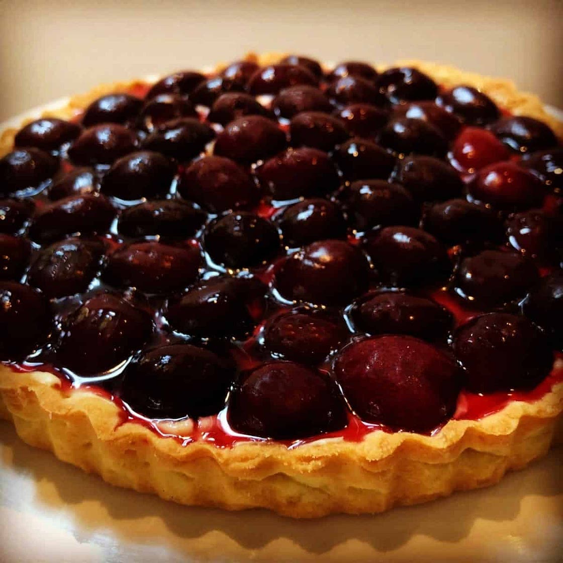 Fresh Cherry Tart Recipe