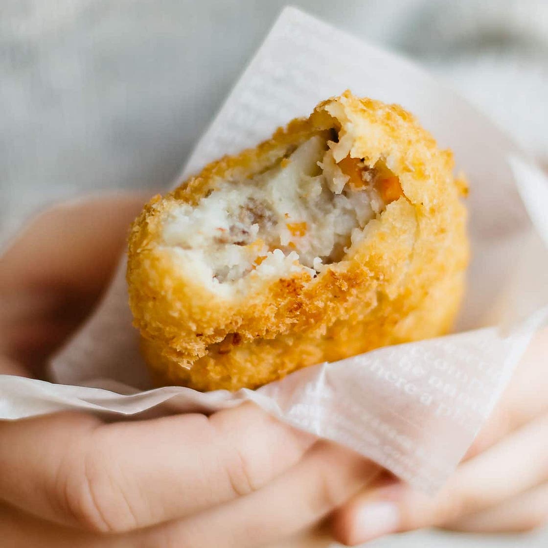 Japanese potato croquettes (Korokke)
