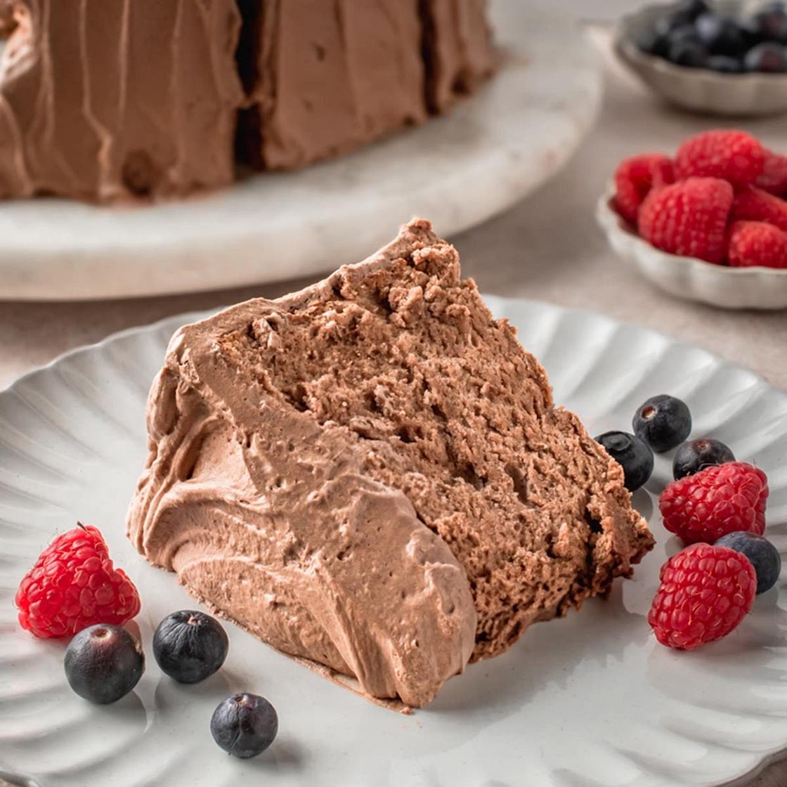 Contest-Winning Chocolate Angel Food Cake