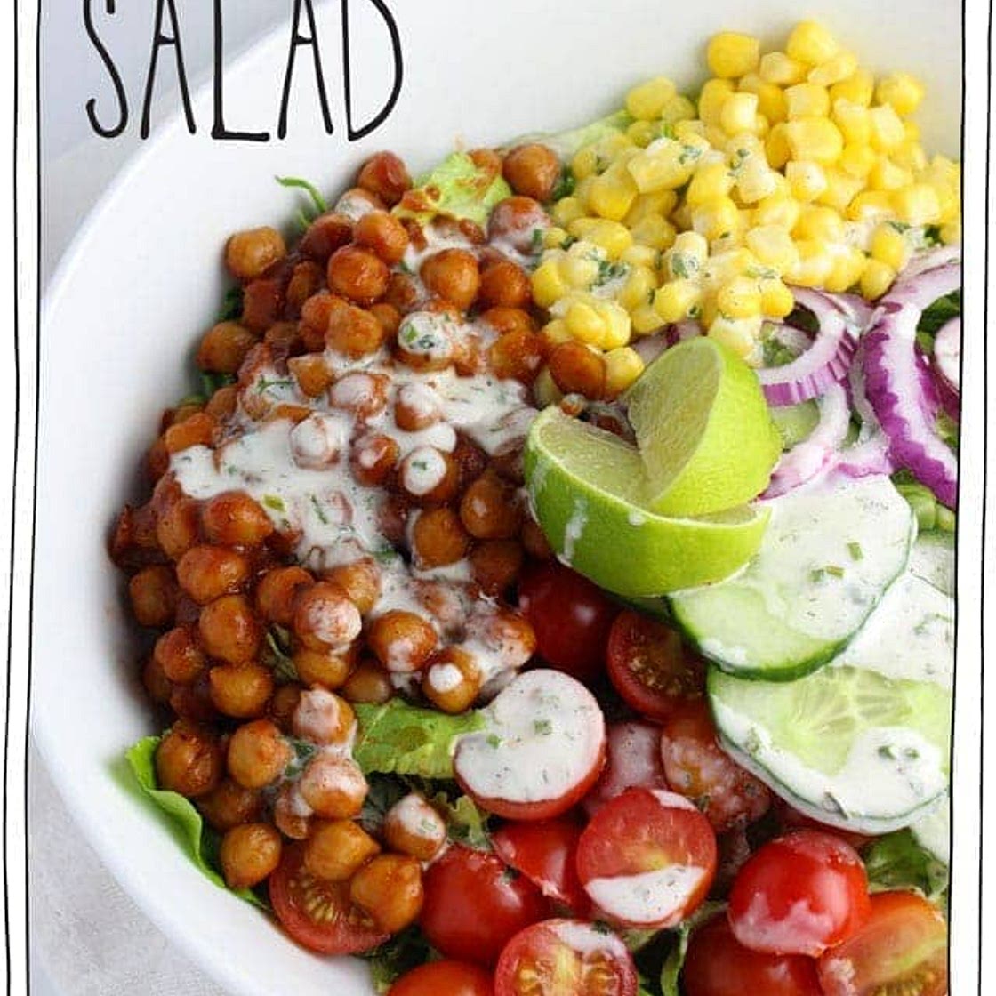 BBQ Chickpea Salad