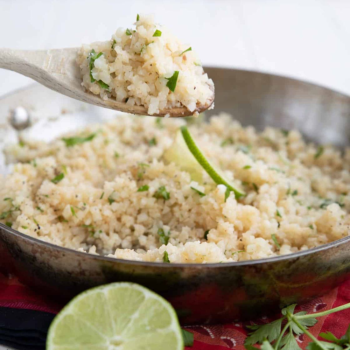 Cilantro Lime Cauliflower Rice