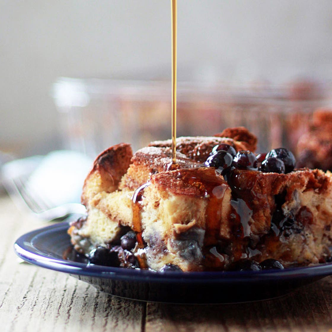 Cinnamon Blueberry Overnight French Toast