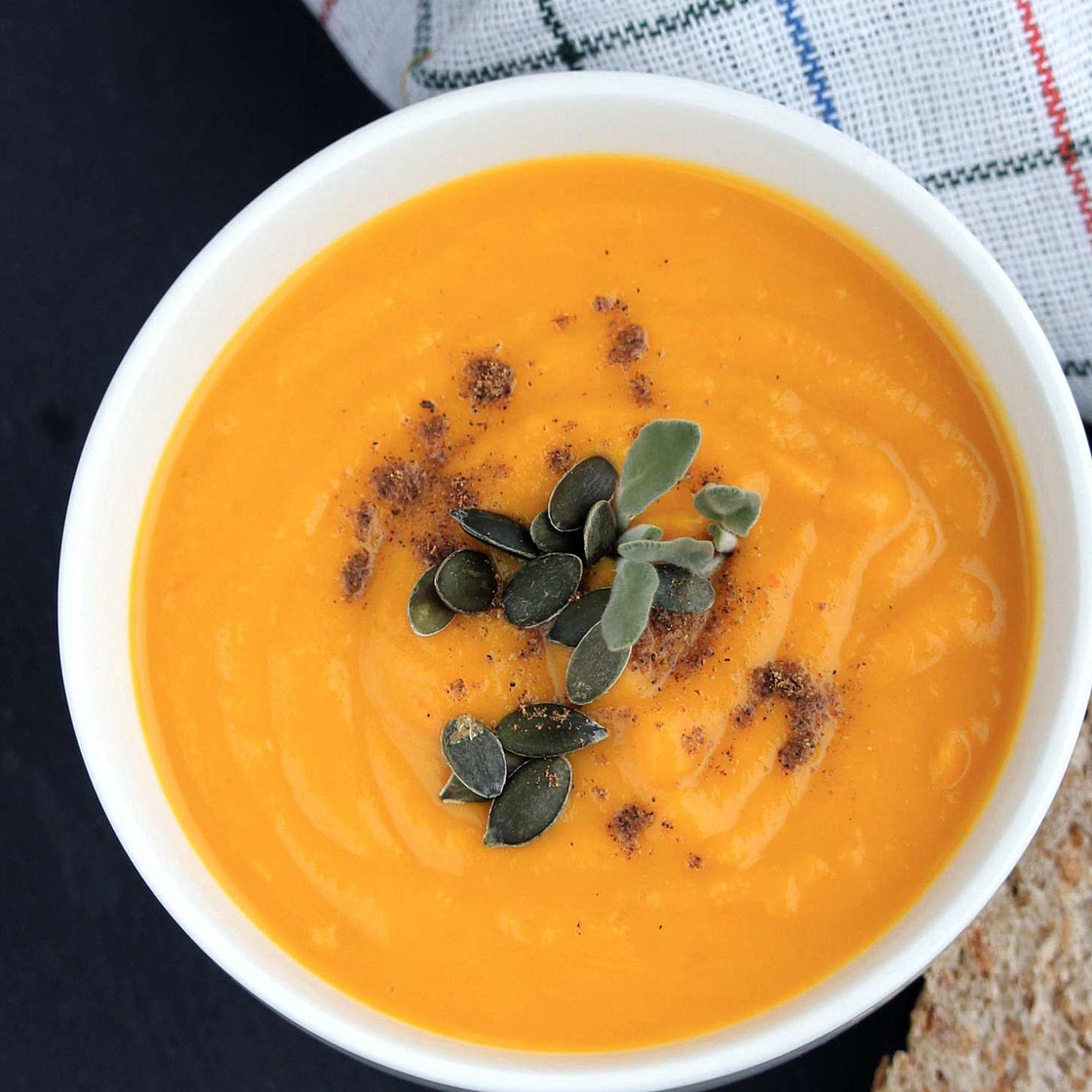 Pumpkin Soup with Coconut Milk
