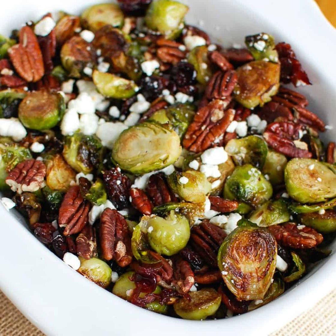 Brussels Sprouts with Cranberries
