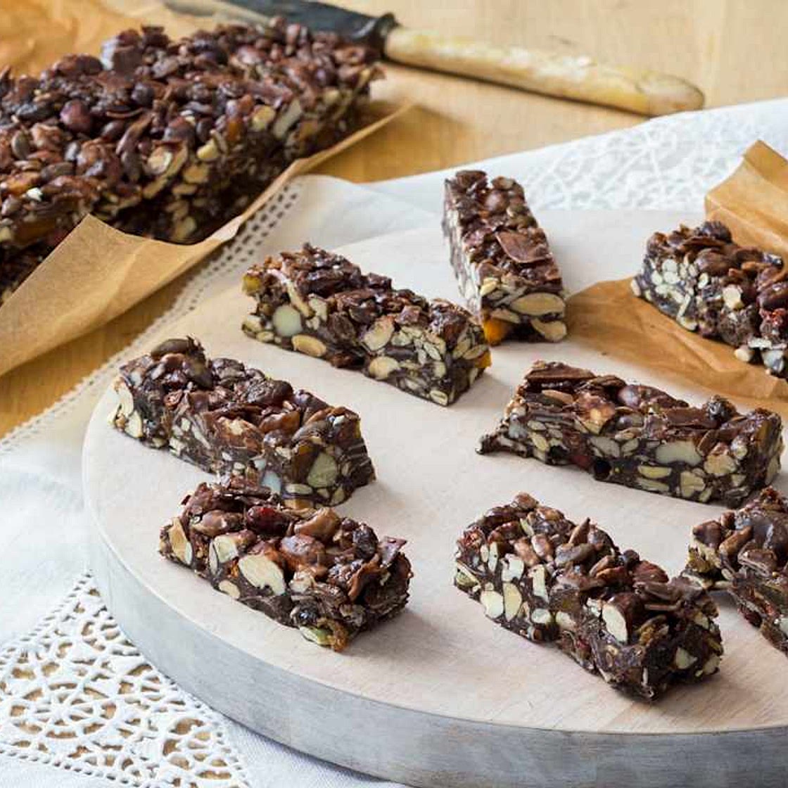 Chocolate energy bars