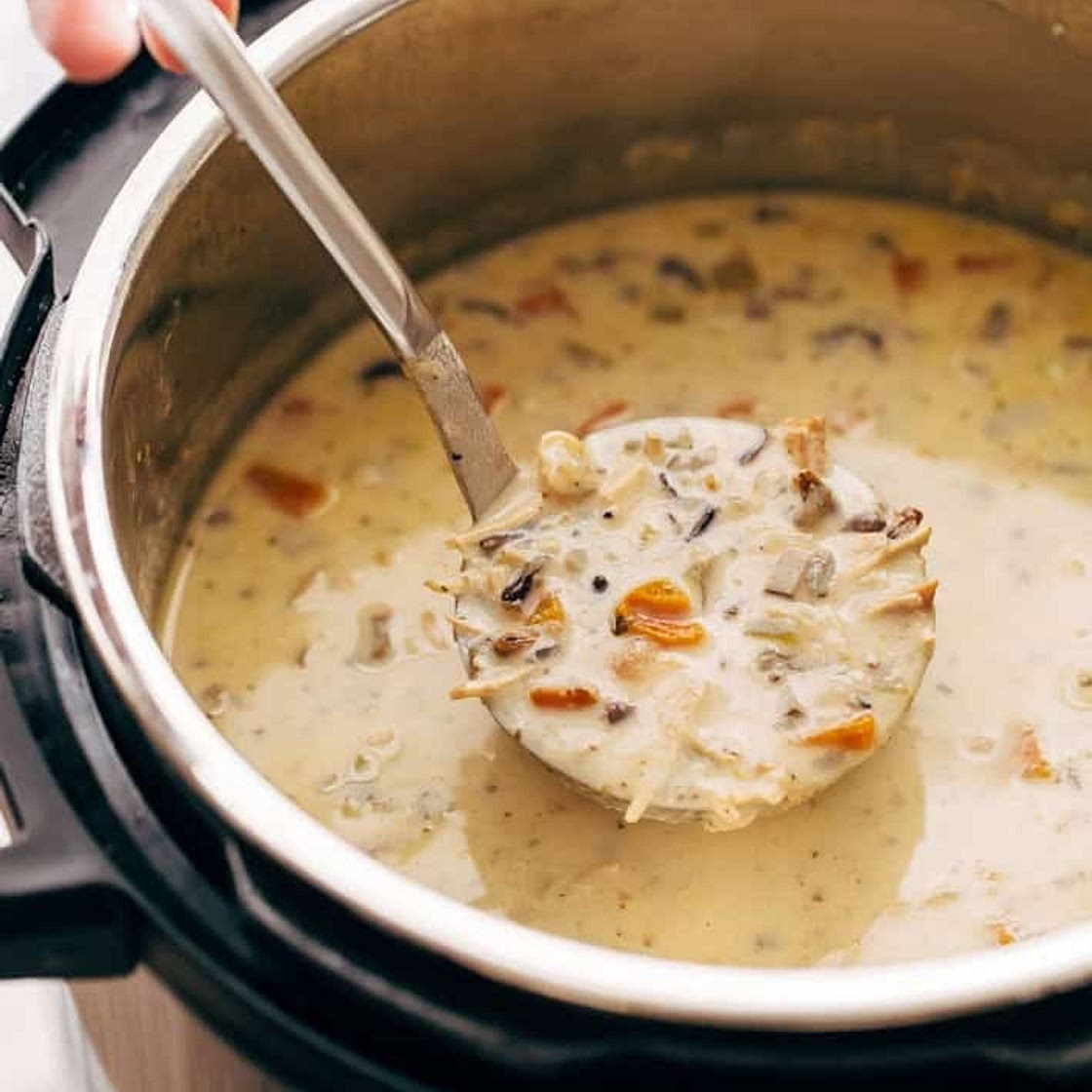 Instant Pot Chicken Wild Rice Soup