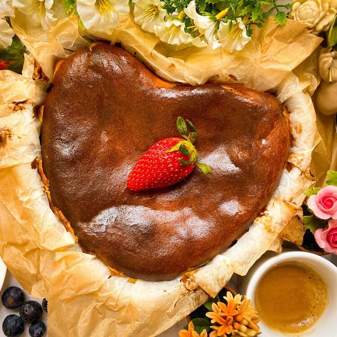 Dark Chocolate 2-Layer Basque Burnt Cheesecake