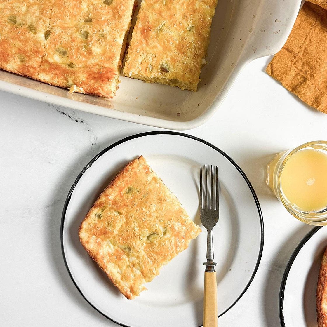 Green Chile Egg Casserole