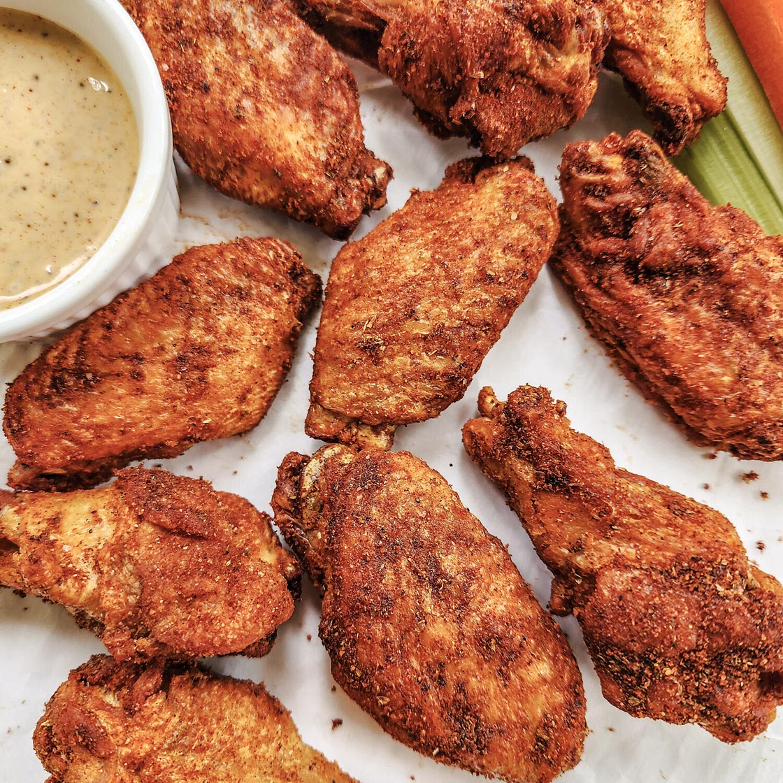 Dry Rubbed Chicken Wings