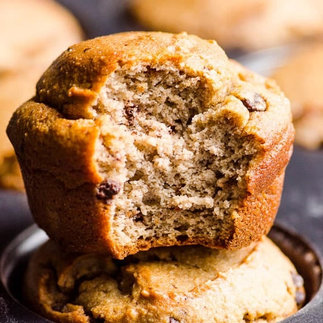 Almond Flour Banana Muffins