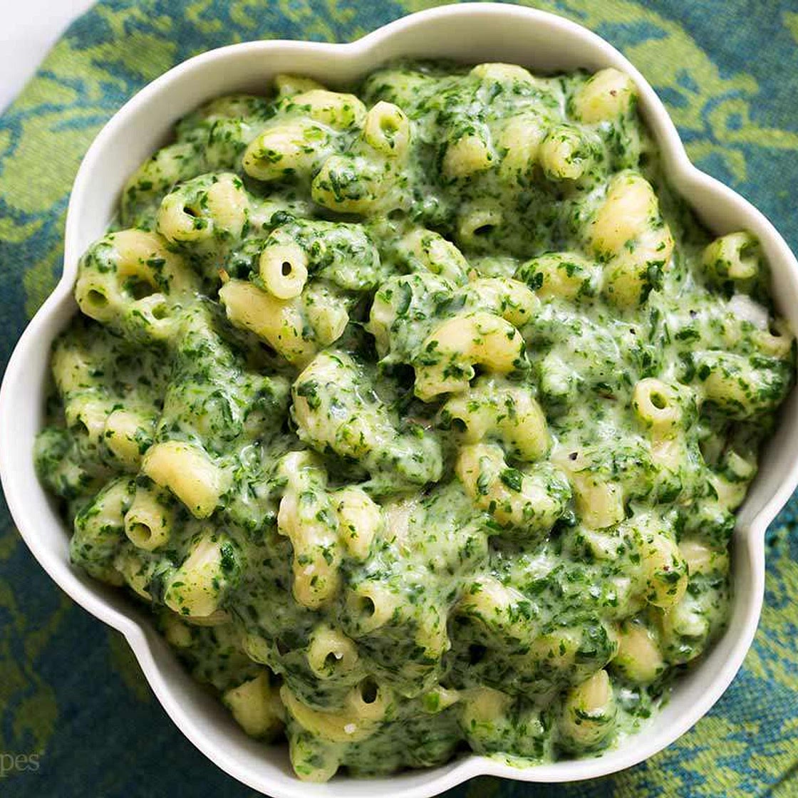 Green Goddess Mac and Cheese