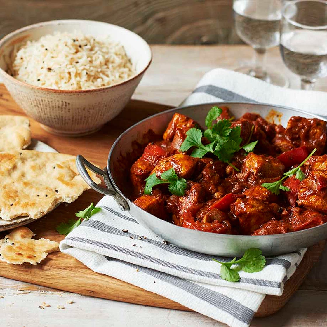 Chicken and tomato spiced curry