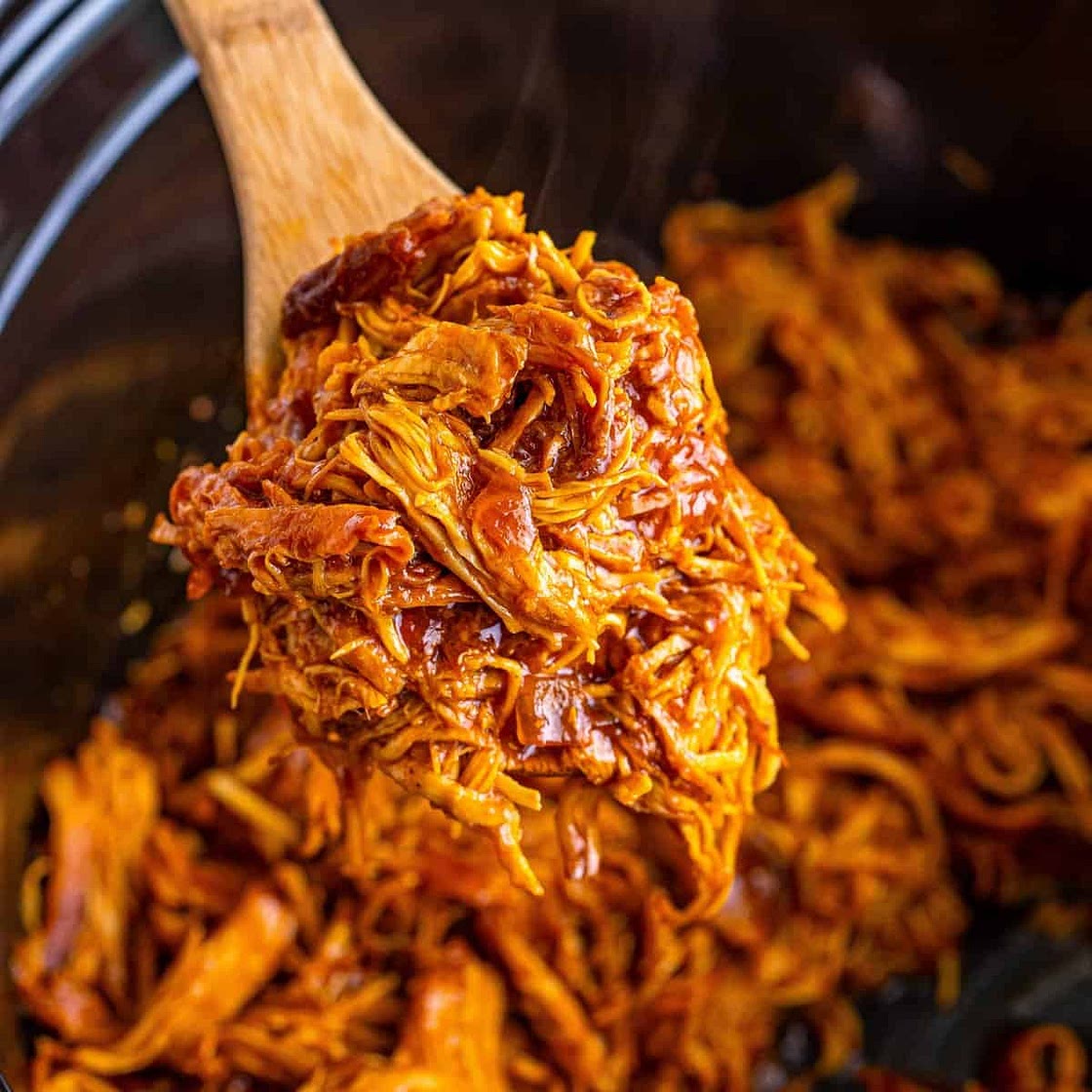 Crock Pot Shredded BBQ Chicken
