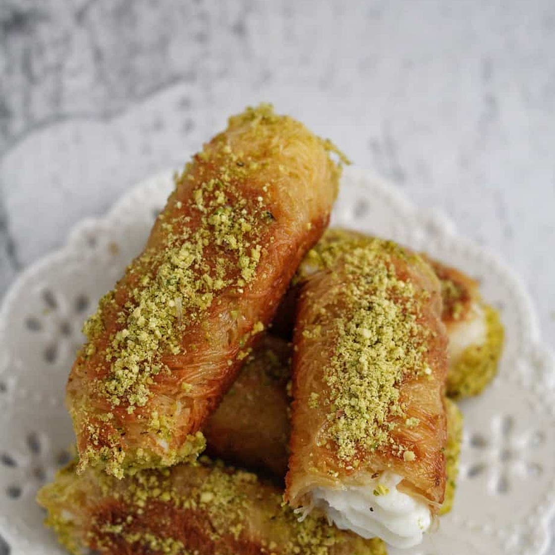 Yummy Crunchy Kunafa Rolls